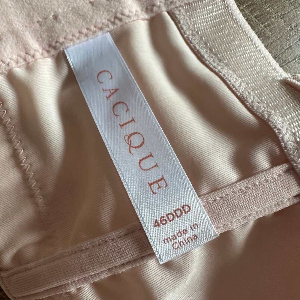 Women's Cacique Pink Boost Multi-Way Strapless Bra 46DD - Picture 13 of 15